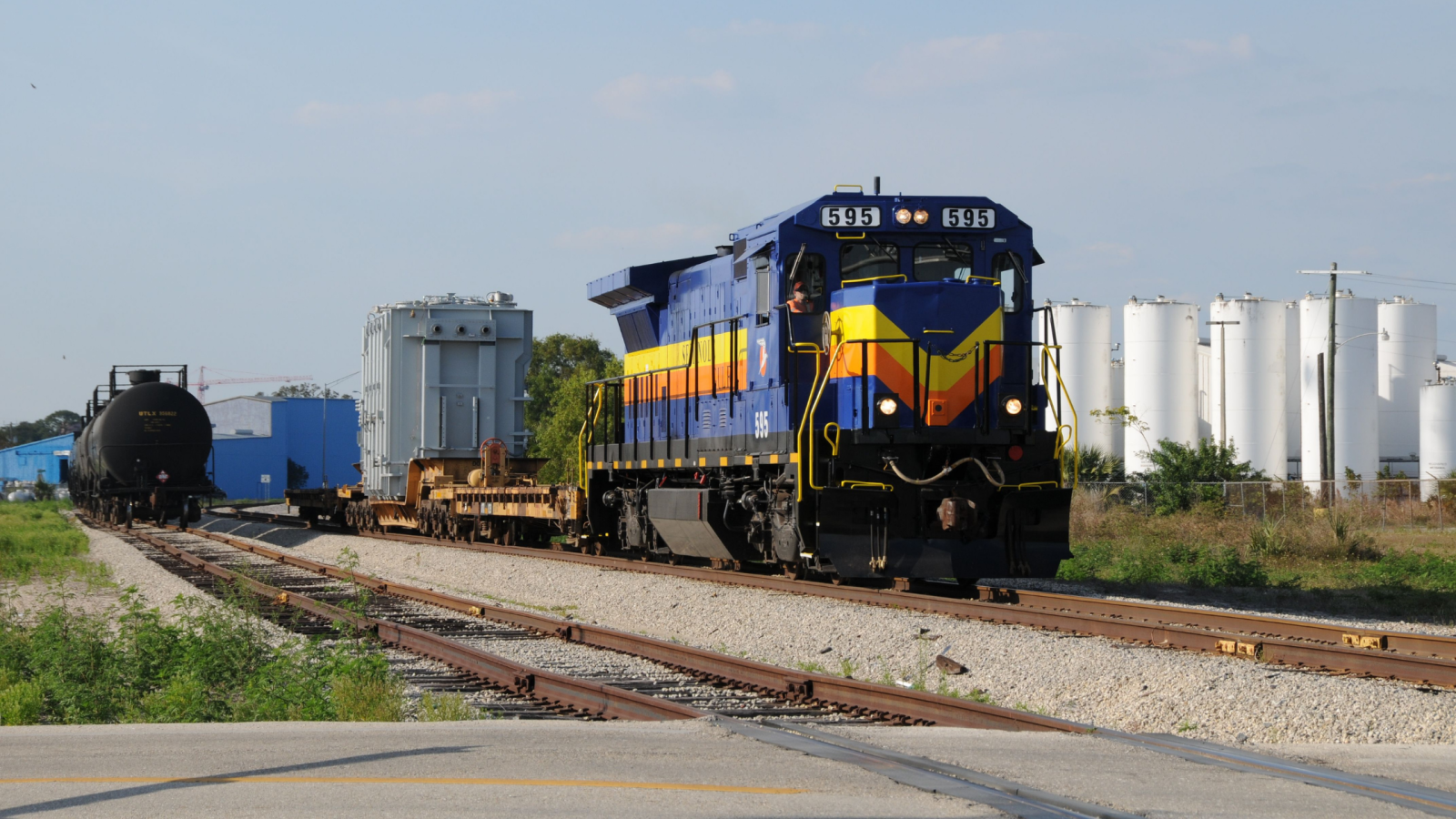 Seminole Gulf Rail Freight Train