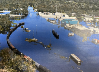 Rail Damage from Hurricane Ian